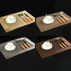 북유럽 식탁 테이블 플레이스 깔개 방수 티 세팅 매트 식탁패드 식탁꾸미기 식탁필름