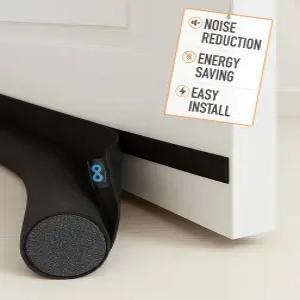 문 아래쪽을 위한 영원한 컴포트 한쪽 드래프트 스토퍼 - 가정 침실 및 아파트를 빠른 방음 스트립 갭 필러