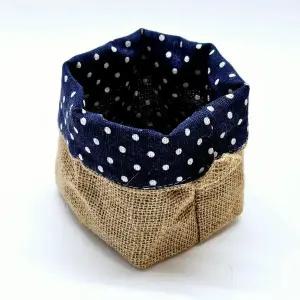 [하프클럽/]벽걸이 걸이형  수납 보관함 네이비도트