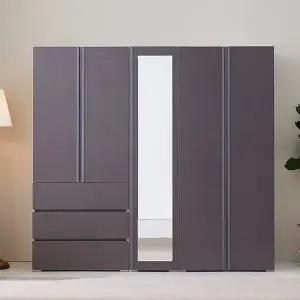 보루네오 아르메 시그니아 LPM 키큰장_2000 거울 옷장 세트