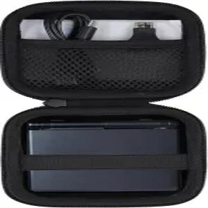 RG35XXSP 플립 휴대용 레트로 핸드헬드 게임 콘솔용 칸카 하드 트래블 케이스 교체 해당 블랙