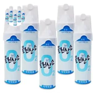 휴대용 산소 가정용 마스크 순수 스프레이 O2 5개