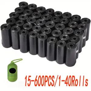 개 똥 가방 애완 동물 누출 방지 생분해 성 쓰레기 봉투 산책 휴대용 폐기물 고양이 강아지 야외 깨끗한