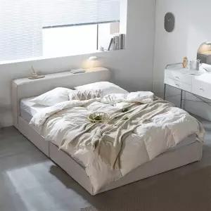 통판형 코지 패브릭 저상형 침대 SS 타이트탑21cm매트 TR5281