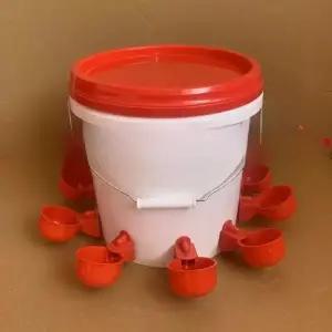 닭물통 급수통 양계장 모이통 오리 물주기 자동급수