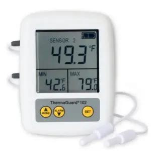 [하프클럽/](ETI)정밀냉장고온도계써마가드102 -39.9~49.9도센서2