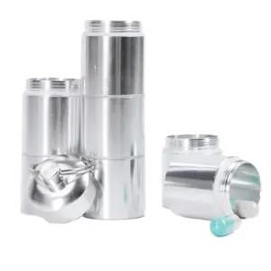 스텐 약보관통 알약통 영양제 케이스 미니약통 소품보관 여행용