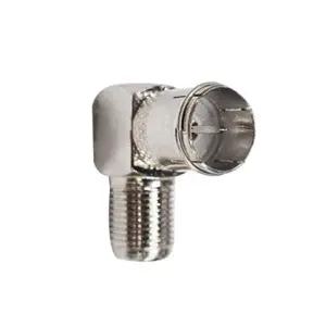 [벨톤]RF 커넥터 ㄱ자 변환 젠더 푸쉬타입 TV 안테나 CCTV 동축 케이블 잭 SJ0021-B