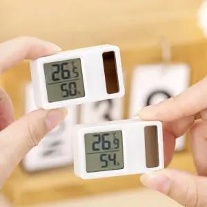 디지털 LCD 디스플레이 온도 습도 측정 미터 게이지 태양열 동력