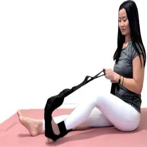 야그주 발 및 종아리 스트레칭 - 아킬레스건염 뒤꿈치 스퍼스 드롭 햄스트링용 스트랩 다리 스트레칭기