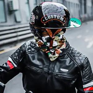 스냅백헬멧 여름 클래식 바이크 할리 반모 헬멧