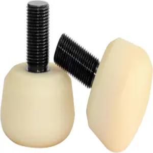 투오삼틴 롤러 스케이트 조절 가능 고무 발가락 스토퍼 나사 교체 액세서리가 있는 브레이크 1쌍