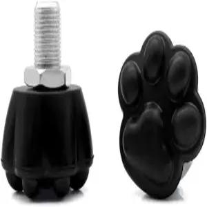 이돔 2 팩 토 스톱 롤러 스케이트 고무 브레이크 블록 82A 캣 포 쿼드 교체용 액세서리