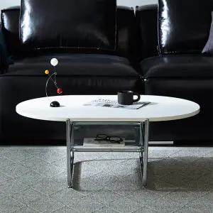 올데이 미드센츄리 900 타원형 거실소파 테이블 TR5334