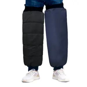 오토바이 무릎 워머 방수 패드 다리 소매 지퍼 겨울 보온 보호대 게이터 스키 스노보드 사이클링 관절염