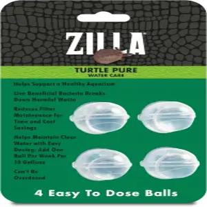 질라 펫 터틀 퓨어 워터 케어 균형 잡힌 수중 환경을 위해 슬러지 제거 최대 10갤런 처리