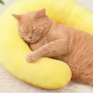 베개 고양이 강아지 사계절 장난감 소형 애견 방석 목 애견 강아지 담요