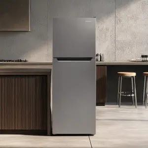 [캐리어씨알케이]클라윈드 냉장고 138L 소형 KRDT138SEM1 실버 메탈 방문설치