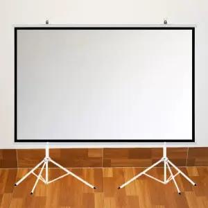 이동식 프로젝터 스크린 휴대용 캠핑용 스탠드형 회의용