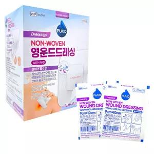 영운드드레싱 9cm x 10cm 50개입 멸균반창고 드레싱반창고 일회용밴드 드레싱멸균밴드