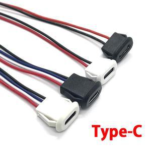 4핀 프레스  USB 커넥터 PH 2.0 암 소켓으로 방수 데이터 있는 고전류 고속 충전 잭 포트