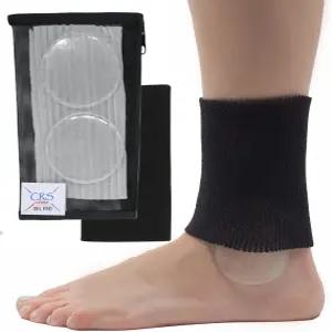 CRS 크로스 발목 젤 슬리브 피겨 스케이팅 스하키 롤러 인라인 스케이트를 위한 발 다리를 쿠션하고