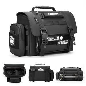 [미국배송] CWATCUN 카메라 슬링백 방수 다기능 사진 촬영 택티카 크로스바디백 삼각대 홀더 및 DSLR/SLR/미러리스 카메라용 탈착식 액세서리 백 - 소형