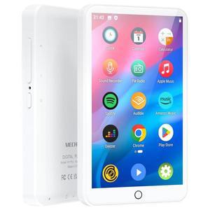 MECHEN 블루투스  와이파이 지원 안드로이드 9.0 MP3 플레이어 스포티파이 가청 판도라 최대 512 GB 흰색