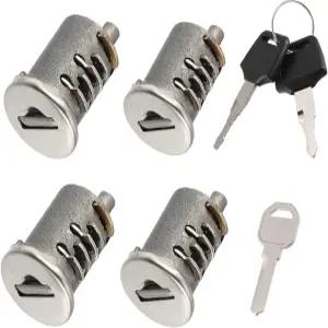 야키마 자동차 랙 시스템 부품용 4팩 SKS 잠금 코어 루프 교체 장치와 호환 가능