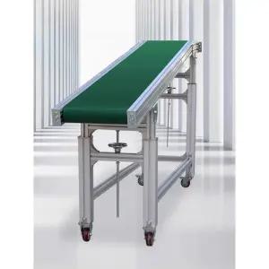 레일 운반 이동식 하역 켄베어 자바라 컨베이어벨트