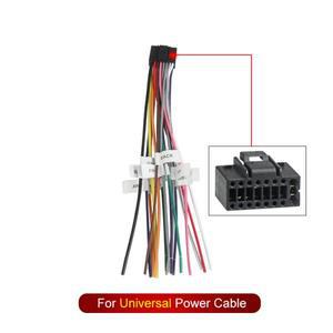 안드로이드 자동차 라디오 전원 경적 와이어 플러그 16 핀 ISO 케이블 배선 하네스 어댑터 스테레오 커넥