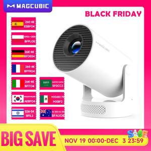 Magcubic 8K Wifi6 프로젝터 290ANSI 안드로이드 14 듀얼 WIFI 올위너 H726 BT5.0 1280*720P  시네마 야외