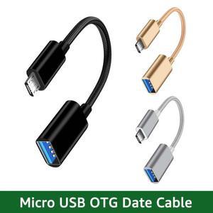 마이크로 USB OTG 어댑터 남성 2.0 케이블 화웨이  안드로이드 전화 플래시 드라이브