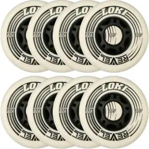 알칼리 힐로 4-76MM/4-80MM 야외 인라인 롤러 하키 휠 레벨 셀레 8팩 - 82A