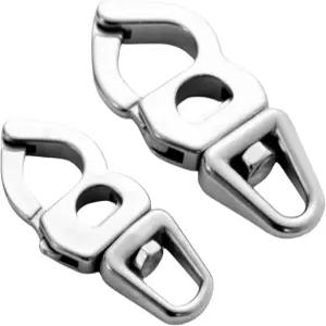 하이웬 마린 316 스테인리스 스틸 퀵 릴리스 스냅 섀클 360도 회전 세일링 리깅 패스트 후크