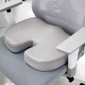 SFW 메모리폼 방석 수험생 사무실 의자방석 그레이