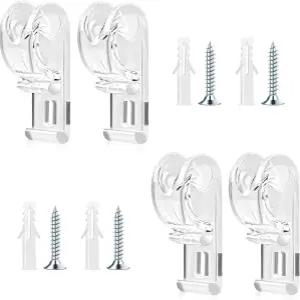 8개 커튼 P 클립 블라인드 코드 홀더 롤러 그늘 투명 안전 체인 리테이너 및 가이드 고정 후크 비드 장력