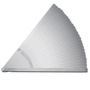 [미국배송] 25 블레이드 스테인리스 스틸 롱 필러 게이지 계량 및 임페리얼 갭 측정 도구 폭 두께 스파크 플러그 밸브 조정 도구 0.038-1.02MM