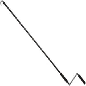 픽메쉬 외장 롤러 쉐이드 유니버설 크랭크 완드 교체 금속 외부 햇빛 위한 후크가 달린 하늘 조명 기둥