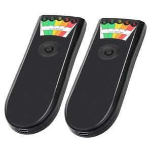 [미국배송] 가정 사무실 및 실외에서 유령 사냥 근전도 검사를 위한 전자기장 방사선 검출기 휴대용 충전식 측정기(2팩)