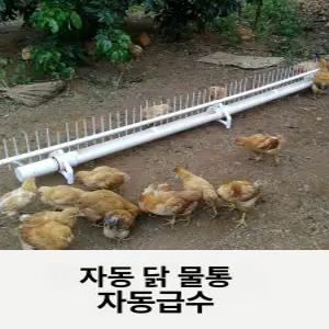닭 자동급수기 축사 가금류 식수대 물통 오리 조류