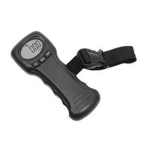 수하물 저울 여행 디지털, 걸이 무게를 측정한 후 50kg/110파운드 자동 잠금 판독, 전자 무게로 및 낚시에 완벽한 도우미(배터리는 포함되지 않음)