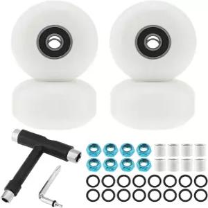 스케이트보드 휠 크루저 52mm 팁 도구 스트리트 스페이서 키트 T 포함 베어링 프리스타일