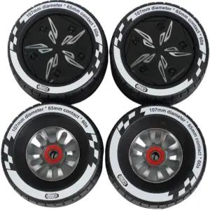 미포 사이클론 107s 고무 휠 업그레이드 그립 제공 롱보드용 107mm 스케이트보드 전동 컴포트