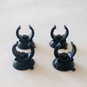 4PC 수족관 물고기 탱크 흡입 컵 가열 막대 산소 튜브 물 고정