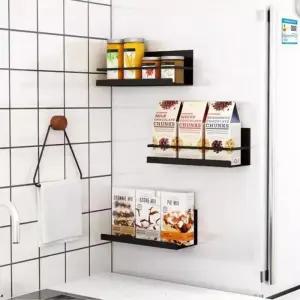 [라일리생활건강] Rly 강한 하중 부착식 냉장고 선반 마그네틱 수납 정