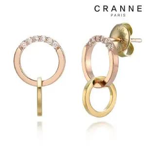 가이거 끄란느 14K 더블링 귀걸이 gold filled C24EGF103 741733