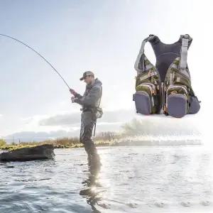 [비케이엠_63]바다 낚시 낚시가방 조끼 부력 구명 낚시복