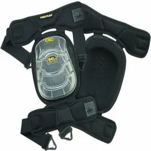 CLC 커스텀 가죽 공예 378 젤텍 캡 관절 무릎 패드 블랙 스타빌리 다면