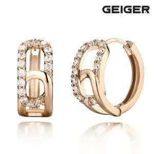 가이거 18K 버튼 원터치 귀걸이 gold pin GI8KPEE017 741643